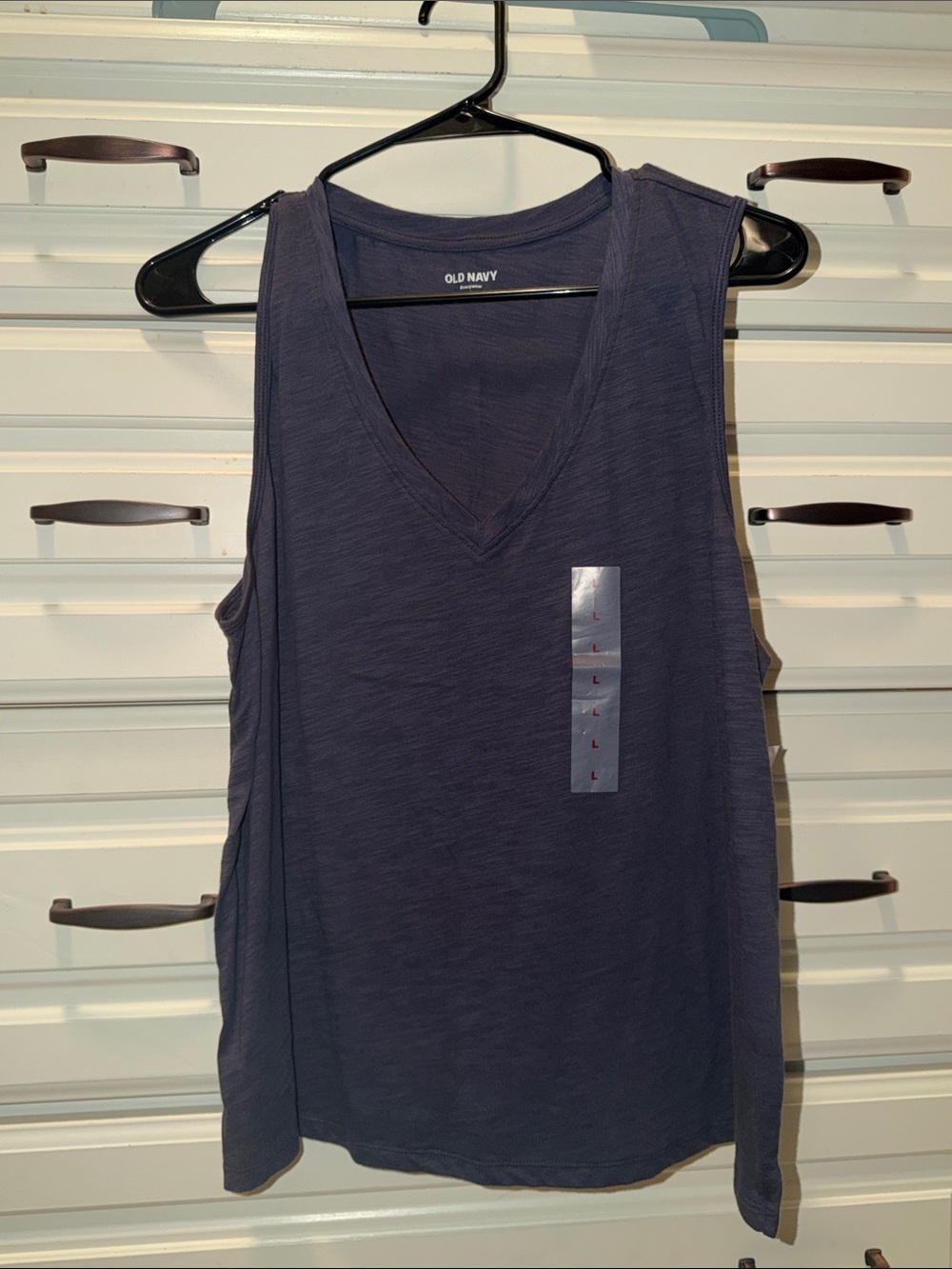 Old Navy Women's Dark Navy V-Neck Sleeveless Tank
